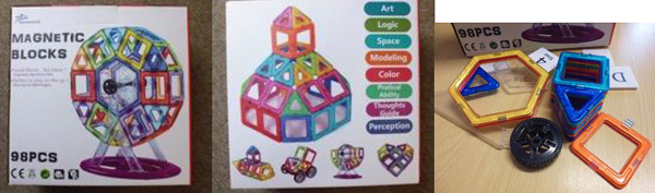Jasonwell Magnetic Building Blocks 제품사진 #1