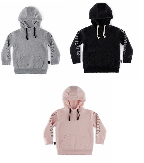 Nununu (1) Fluffy torn hoodie for kids-Nununu, (2) waxed parka for kids-Nununu 제품사진 #1