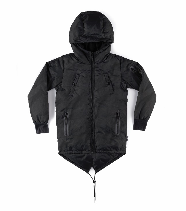 Nununu (1) Fluffy torn hoodie for kids-Nununu, (2) waxed parka for kids-Nununu 제품사진 #2
