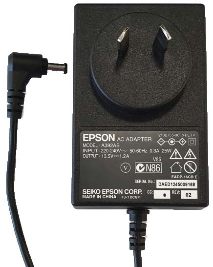 Epson Perfection V30, V300 Photo, V33, V330 Photo, V37, V370 (어댑터 모델번호: EADP-16CB E) 제품사진 #1
