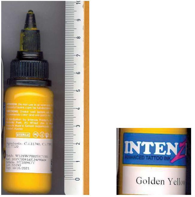 INTENZE GOLDEN YELLOW 제품사진 #1