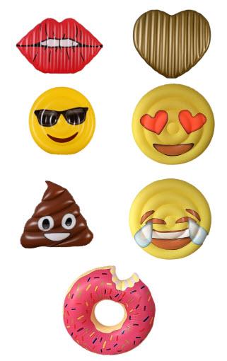 Giant Emoji Inflatable Pool Toys 제품사진 #1