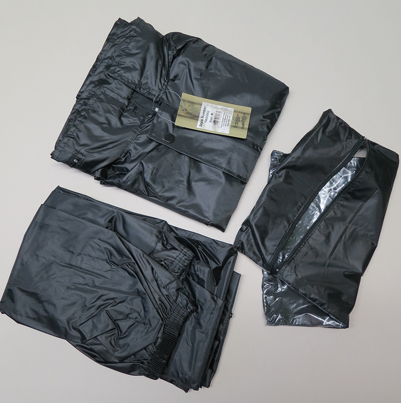 MIL-TEC Black Wet Weather Suit, black 1559 제품사진 #1
