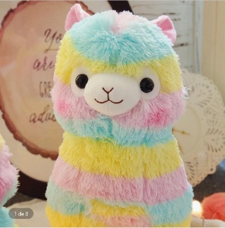 18cm Rainbow Cute Alpacasso Kawaii alpaga Lama Arpakasso Soft peluche poupee cadeau (무지개 알파카) 제품사진 #1