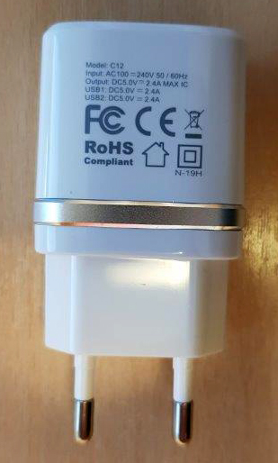 hoco. Dual USB charger 제품사진 #3