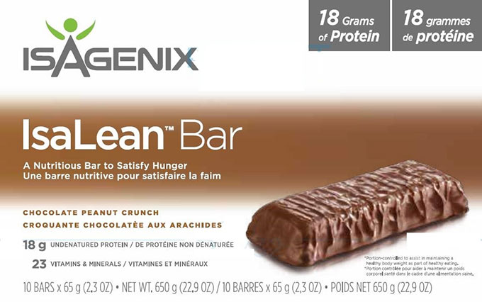 Isagenix Isalean Bar - Chocolate Peanut Crunch 제품사진 #1