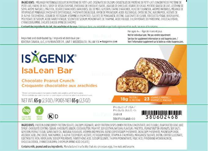 Isagenix Isalean Bar - Chocolate Peanut Crunch 제품사진 #2