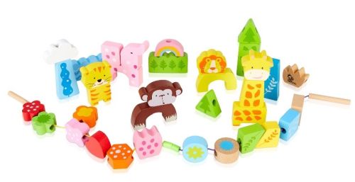 Beehive Toys Zoo Lacing Blocks 제품사진 #1