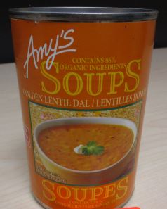 Amy's Golden Lentil Dal Soup 제품사진 #1