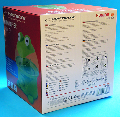 (1) Esperanza HUMIDIFIER FROGGY / PARASITO, (2) HanksArt FROGGY NAWILZACZ POWI- ETRZA 제품사진 #2