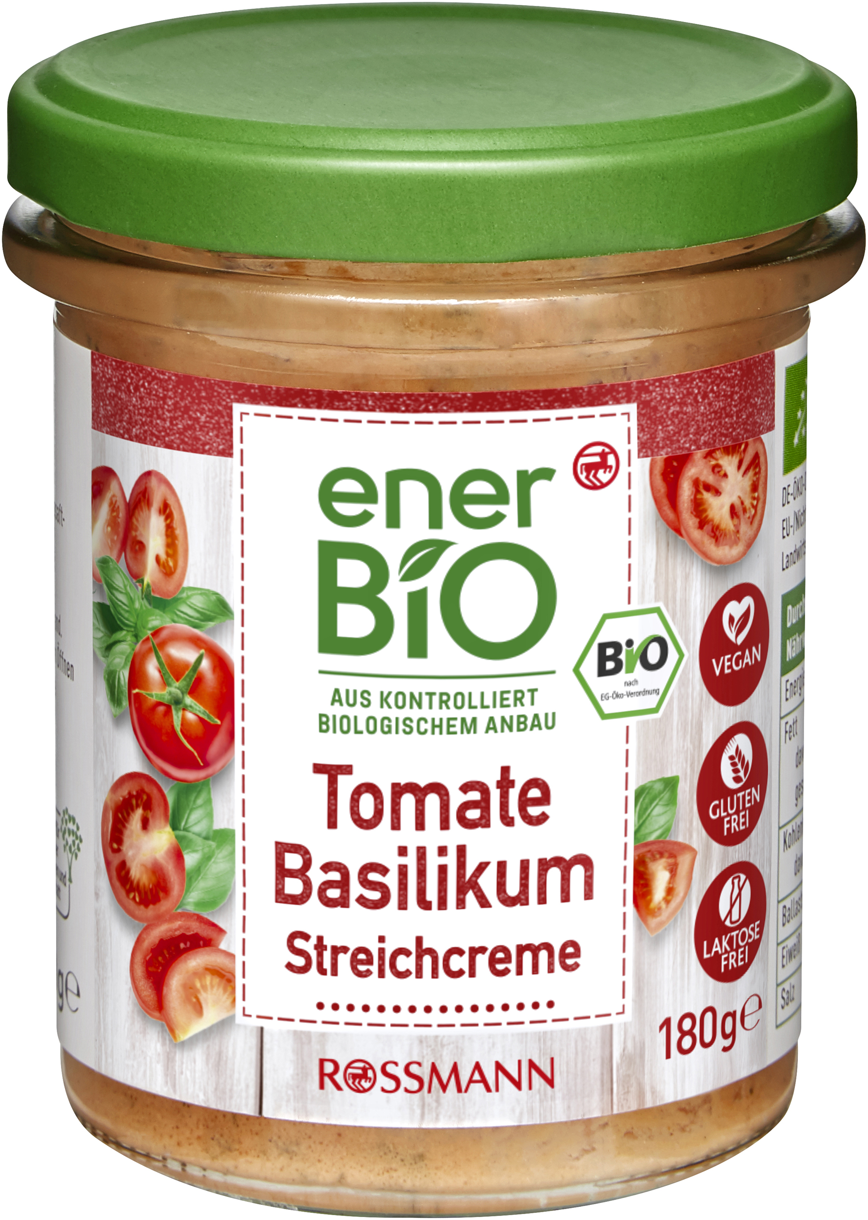 enerBiO Tomate Basilikum Streichcreme (토마토 바질 스프레드) 제품사진 #1