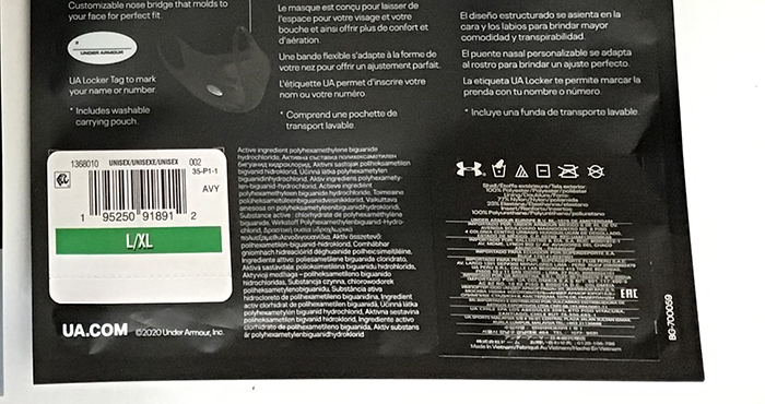 Under Armour Sportsmask black 제품사진 #2
