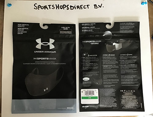 Under Armour Sportsmask black 제품사진 #3