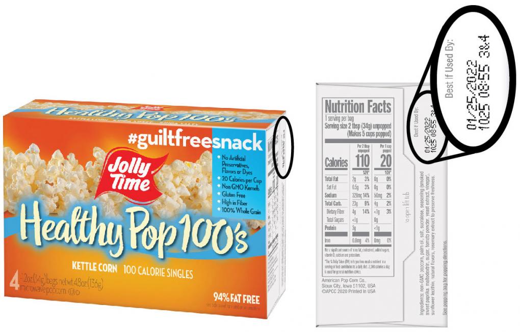 JOLLY TIME Healthy Pop Kettle Corn 100’s (4 count) 제품사진 #1