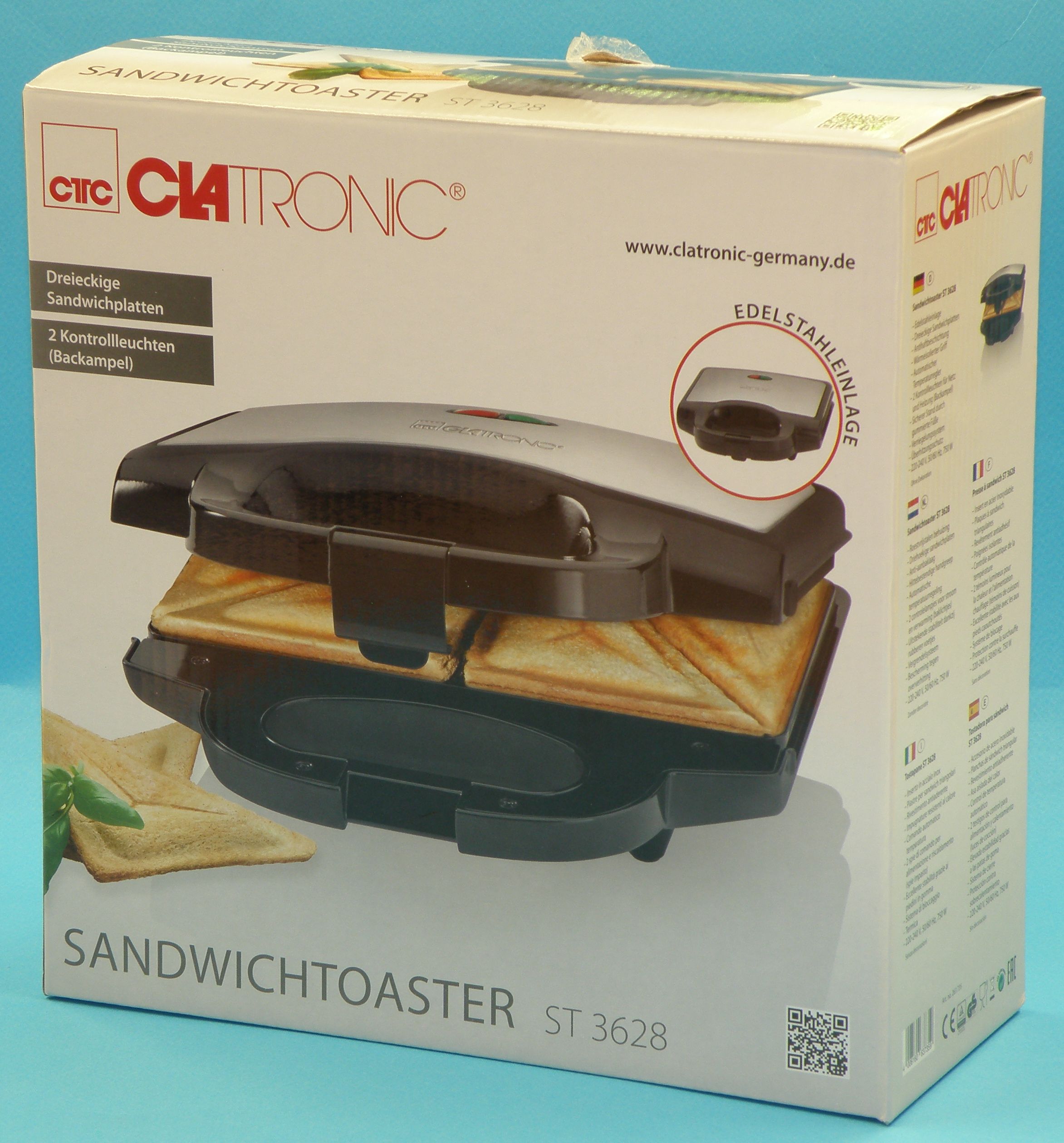 CLATRONIC SANDWICH TOASTER 제품사진 #1