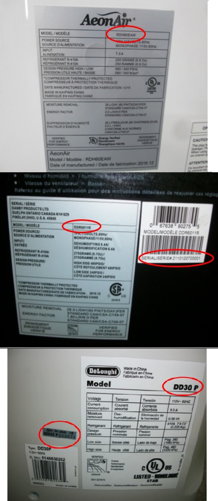 De'Longhi Dehumidifiers 제품사진 #3