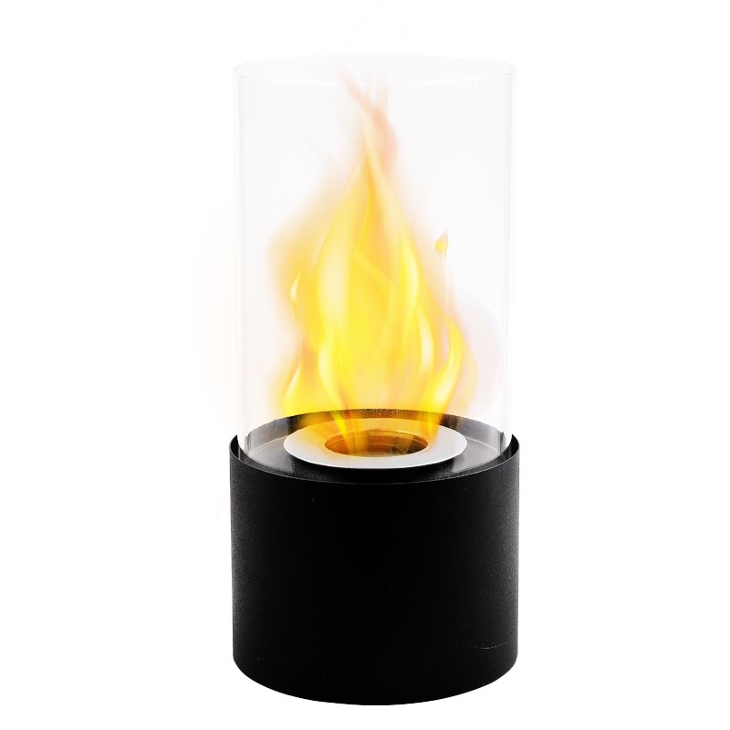 JHY Design Tabletop Fire Bowl Pot Indoor/Outdoor Portable Tabletop FireplaceㅡClean-Burning Bio Ethanol Ventless Fireplace in Black (Small) 제품사진 #1