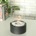 JHY Design Tabletop Fire Bowl Pot Indoor/Outdoor Portable Tabletop Fireplace Round Fireplace Realistic Burning Ventless Fireplace (Extra Large Black) 제품사진 #1