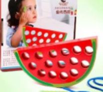 Coogam Wooden Watermelon Threading Toys Wood Block Puzzle 제품사진 #1