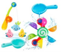 Shower Bathtub Rainbow Waterwheel and Fishing Game 제품사진 #1