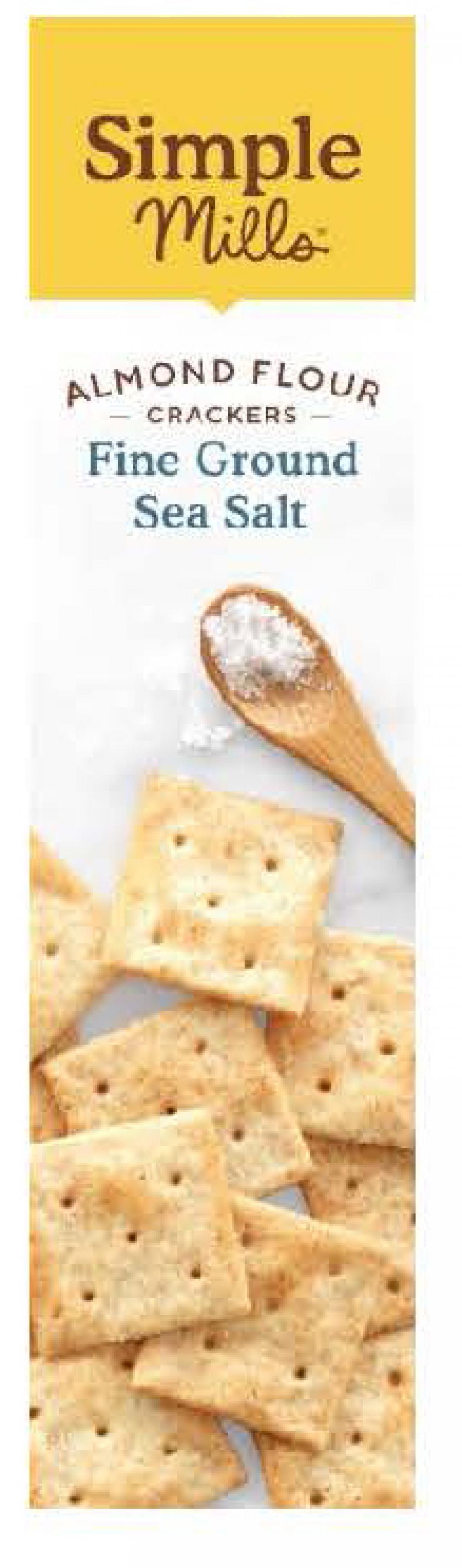 Simple Mills Fine Ground Sea Salt Almond Flour Crackers 제품사진 #4