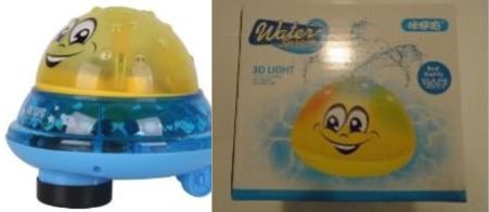 Sprinkler Ball Toy Bath Toys Water Spray Toy with LED Light and Music 제품사진 #1