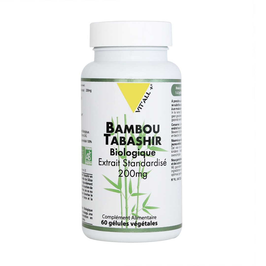 VIT'ALL+ BAMBOU TABASHIR Biologique Extrait standardise 200mg 제품사진 #1