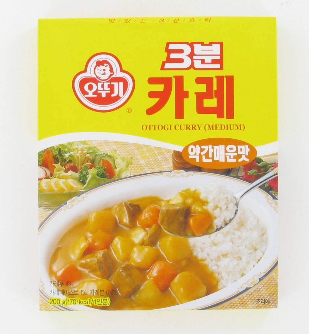 오뚜기 3분 카레 약간매운맛 제품사진 #1