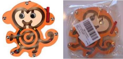 Toyandona Magnetic Bead Maze Puzzle Cute Monkey Shape 제품사진 #1