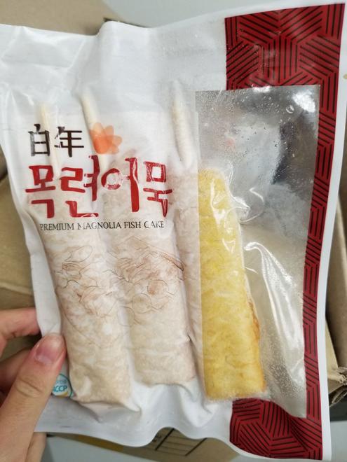 백년 목련어묵 (국내명: 우리쌀로 만든 스트링치즈 어묵바) 제품사진 #1