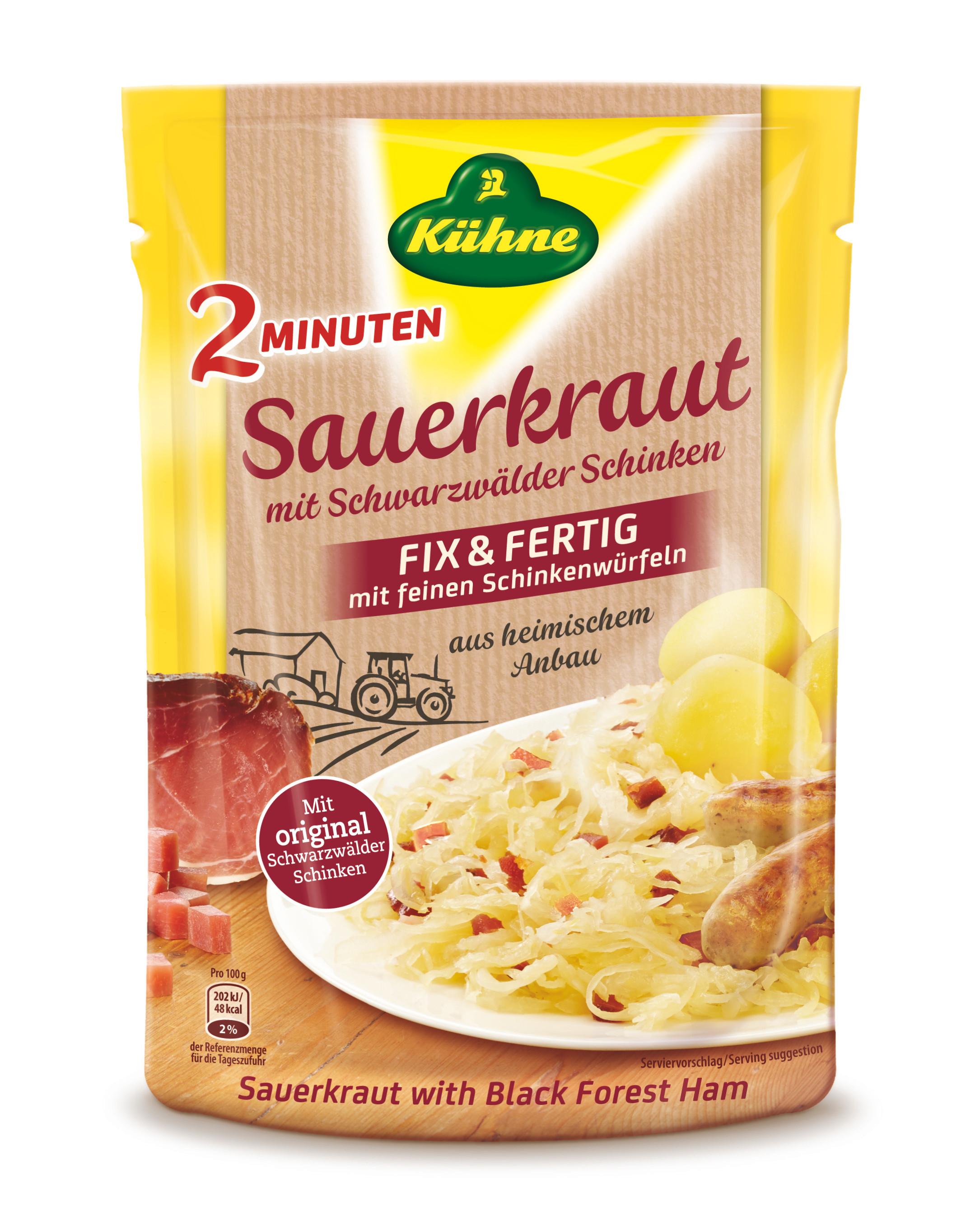 Kuhne Sauerkraut mit Schwarzwalder Schinken Fix & Fertig 제품사진 #1