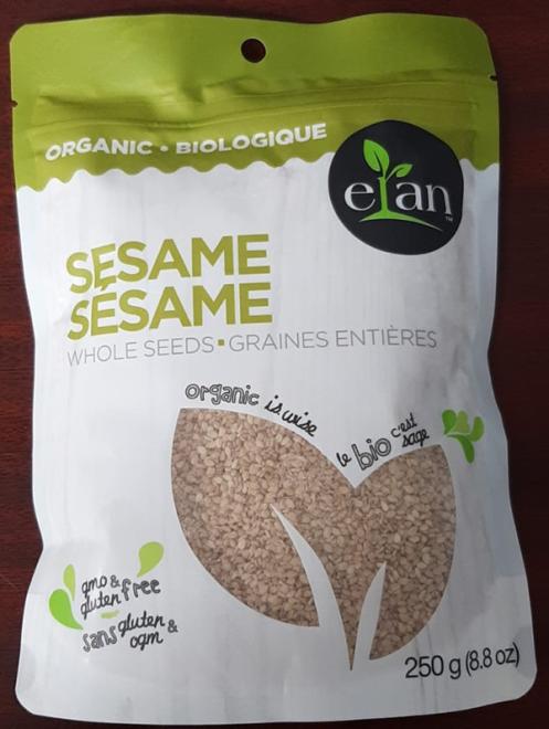 Elan Organic sesame whole seeds 제품사진 #1