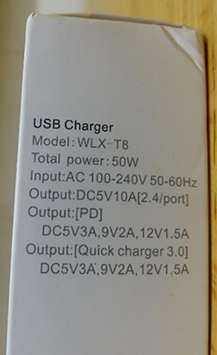 10 port USB 50W intelligent charger / USB charger 제품사진 #3