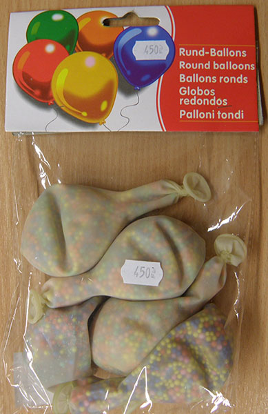 Rund-Ballons / Leggomb (폼폼 풍선) 제품사진 #2
