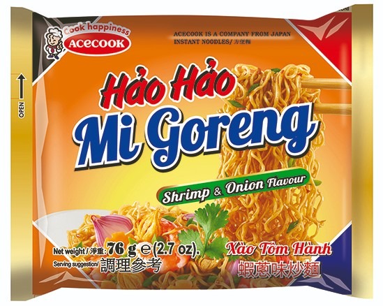 Hao Hao Mi Goreng shrimp & onion flavour 제품사진 #1