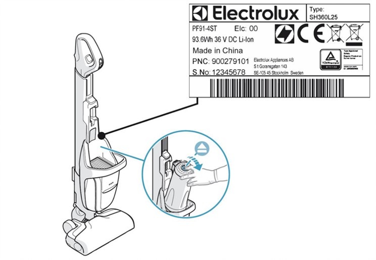 ELECTROLUX SHIVA Pure F9 스틱 청소기 제품사진 #2