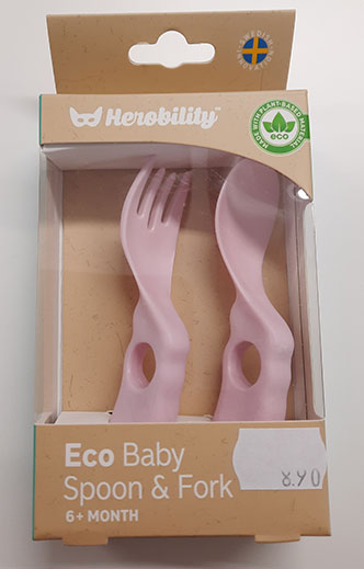 Herobility Eco Baby Spoon and Fork 제품사진 #1