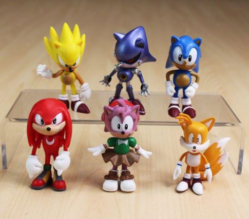 Sonic 6piece/set Doll Anime Figure Toys 제품사진 #1
