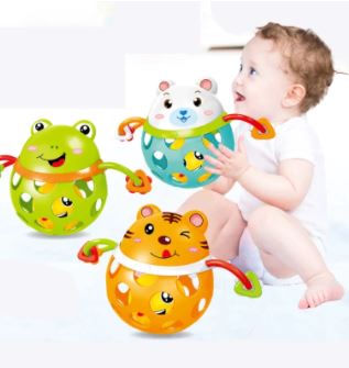 Plastic Baby Teether Hand Grasping Ball Toys Plast 제품사진 #1