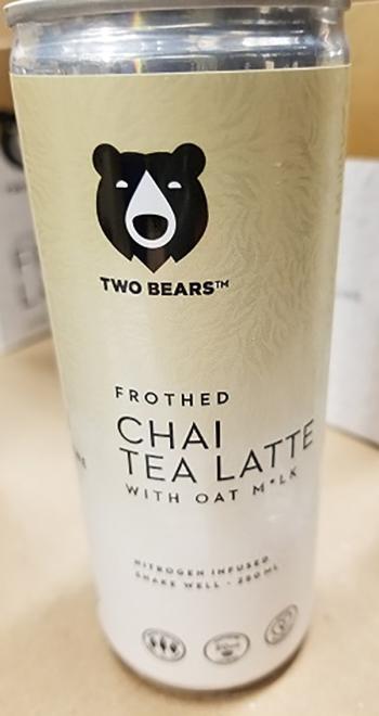 Two bears Frothed Chai Tea Latte with Oat M*lk 제품사진 #1