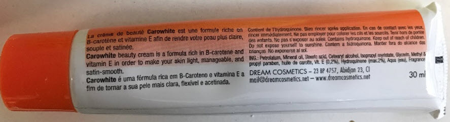 Dream Cosmetics Caro white Intensive Care Lightening Beauty Cream with Coconut oil 제품사진 #4