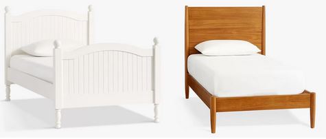 Pottery Barn Kids Catalina Bed Frame, Single, Simply White 제품사진 #1