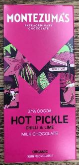 Montezuma's Hot Pickle (Chilli and Lime) Milk Chocolate 제품사진 #1