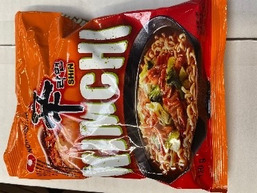 농심 매운 김치 라면 120g 제품사진 #1