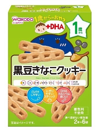 Wakodo 검은콩 콩가루 쿠키 제품사진 #1