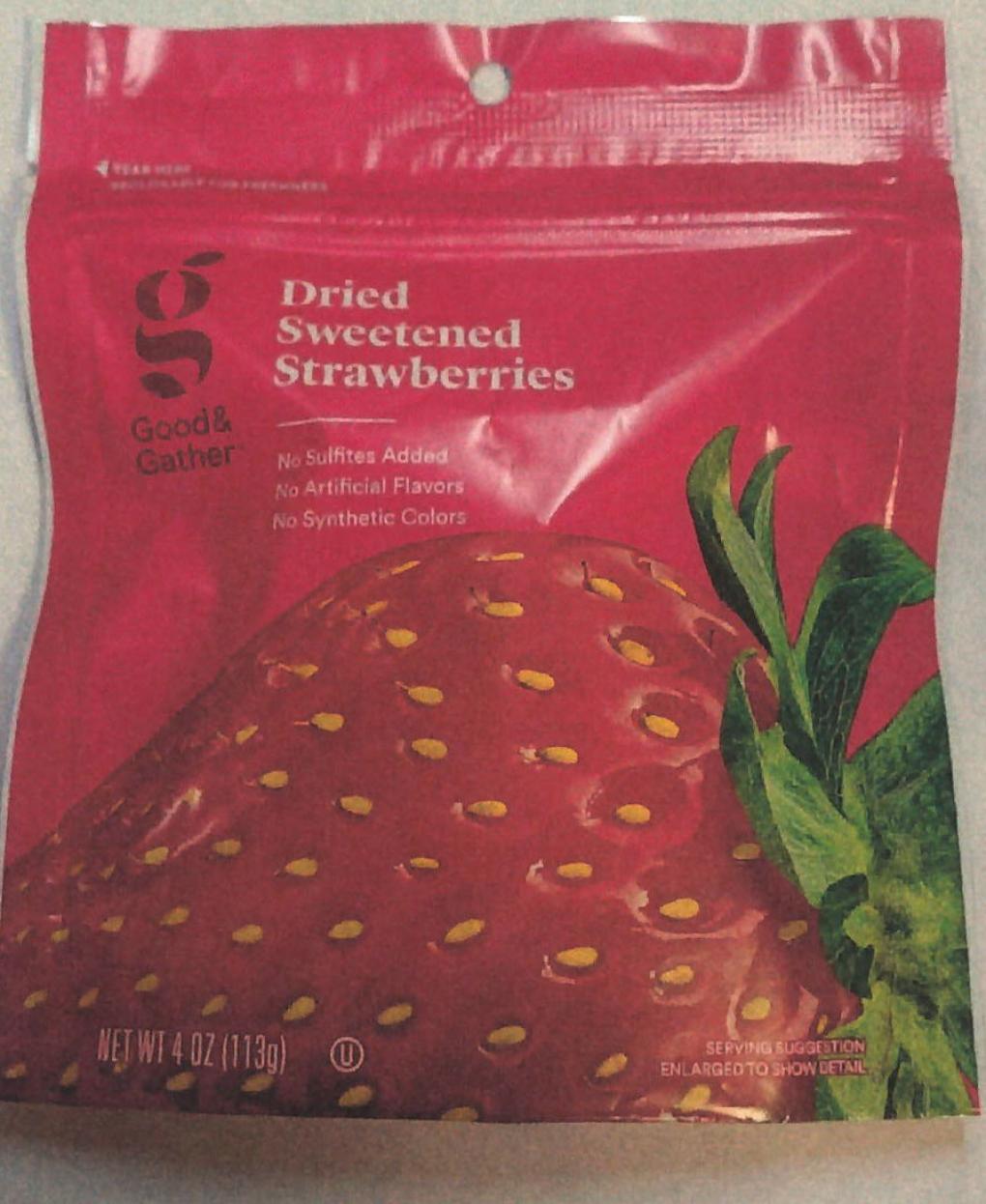 Good & Gather Dried Sweetened Strawberries 제품사진 #1