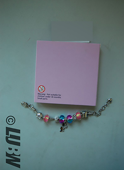 Hicarer Glitzerndes Einhorn-Armband-Halsketten-Set mit glitzernden Kristallen, mit Grußkarte, Geschenkbox 제품사진 #2