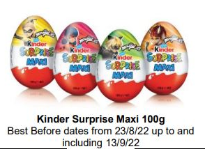 Kinder Surprise Maxi Miraculous 100g 제품사진 #1