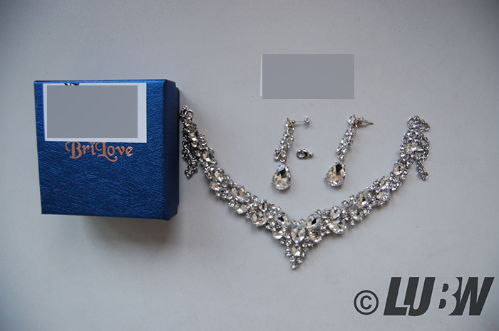 Clearine Damen Hochzeit Braut Osterreichen Kristall Tropfen Cluster Statement Halskette DangleOhrri. 제품사진 #1