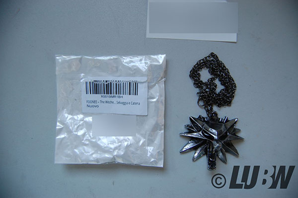 FOONEE The Witcher 3 Halskette mit Medaillon und Kette 제품사진 #2